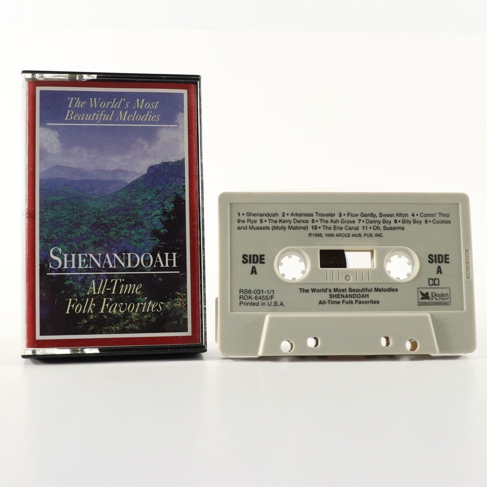 Shenandoah: All Time Folk Favorites (Cassette Tape, 1996) KRS-031/A1